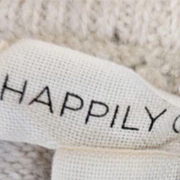 Brand New Happily Grey Women's Cropped Sweater - Picture 5 of 6